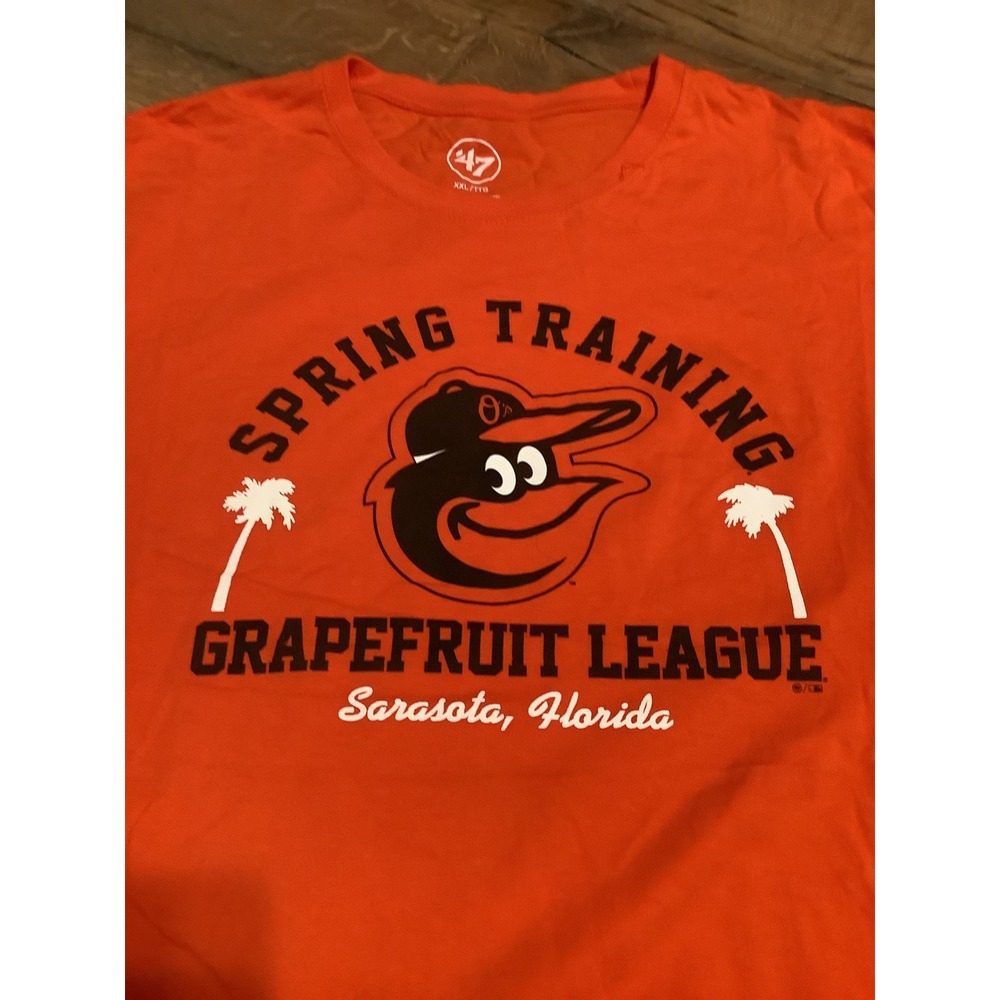 47 Brand‎ Orioles Spring Training Grapefruit League T-Shirt Mens XXL